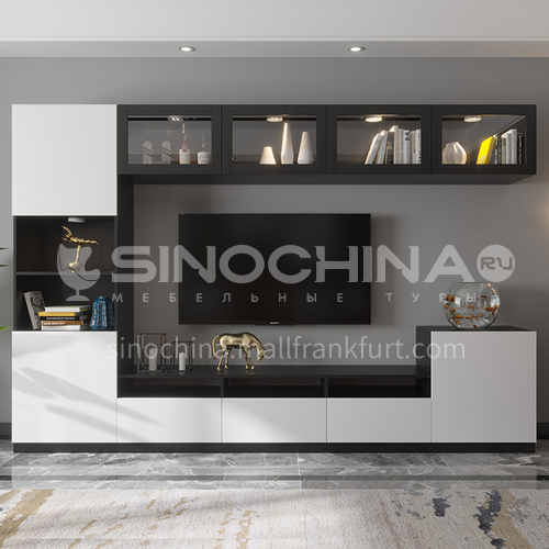 Custom cabinets modern style Melamine with particle board-GF-082